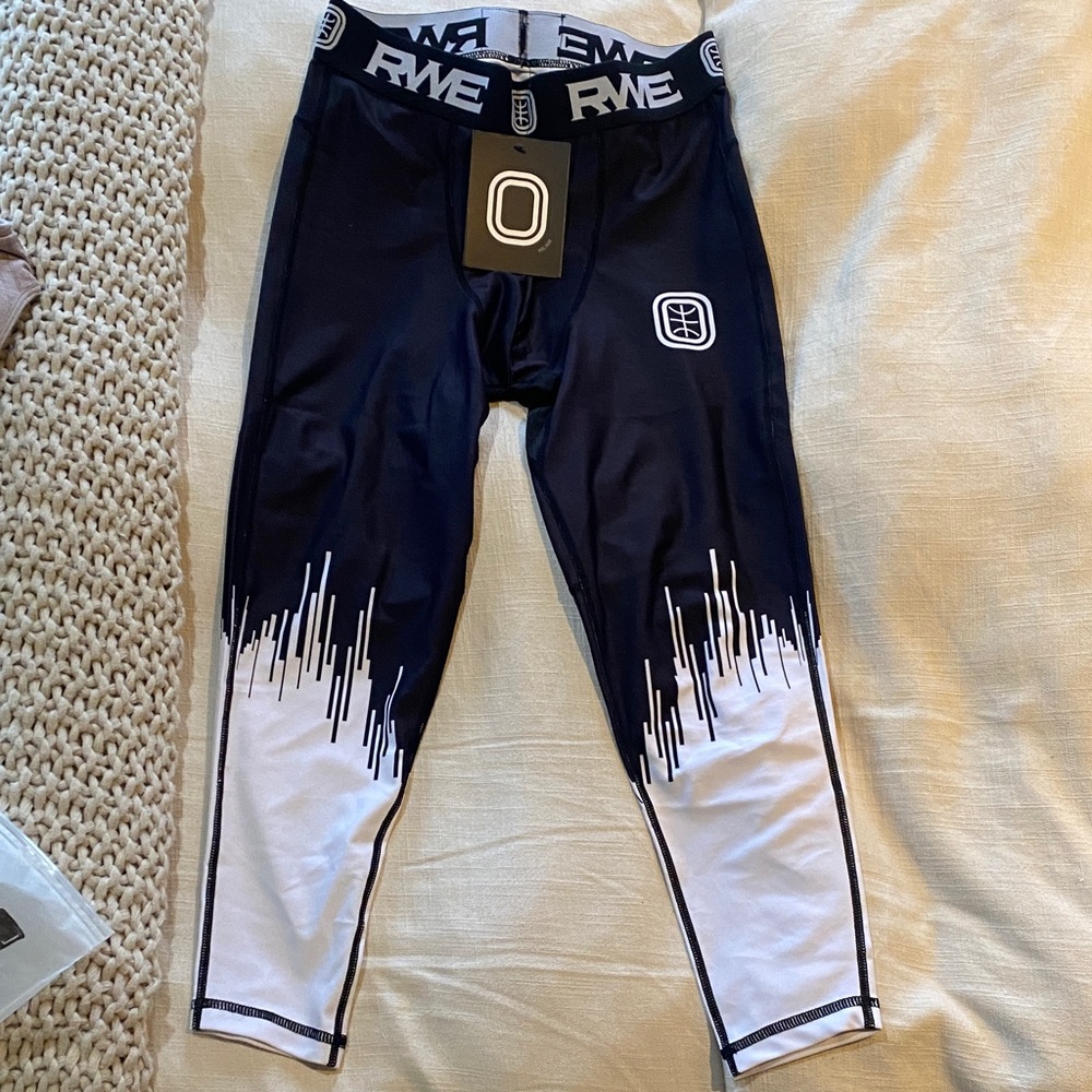 Overtime - RWE Black and White Athletic Leggings